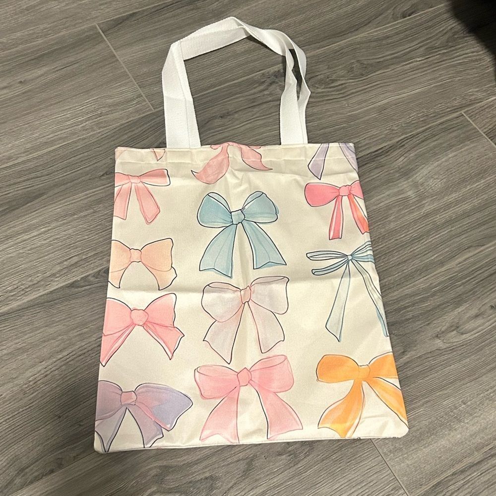 Colorful Bow Tote Bag